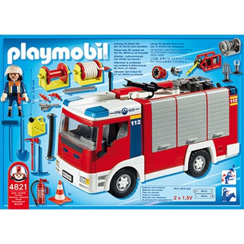 Notice playmobil pompier 4821
