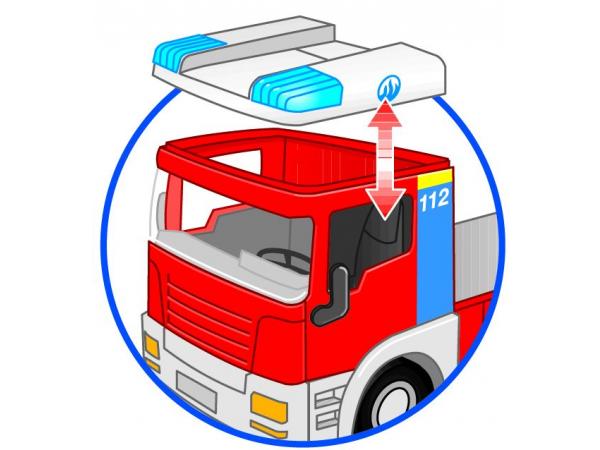 Playmobil camion de pompier 4821