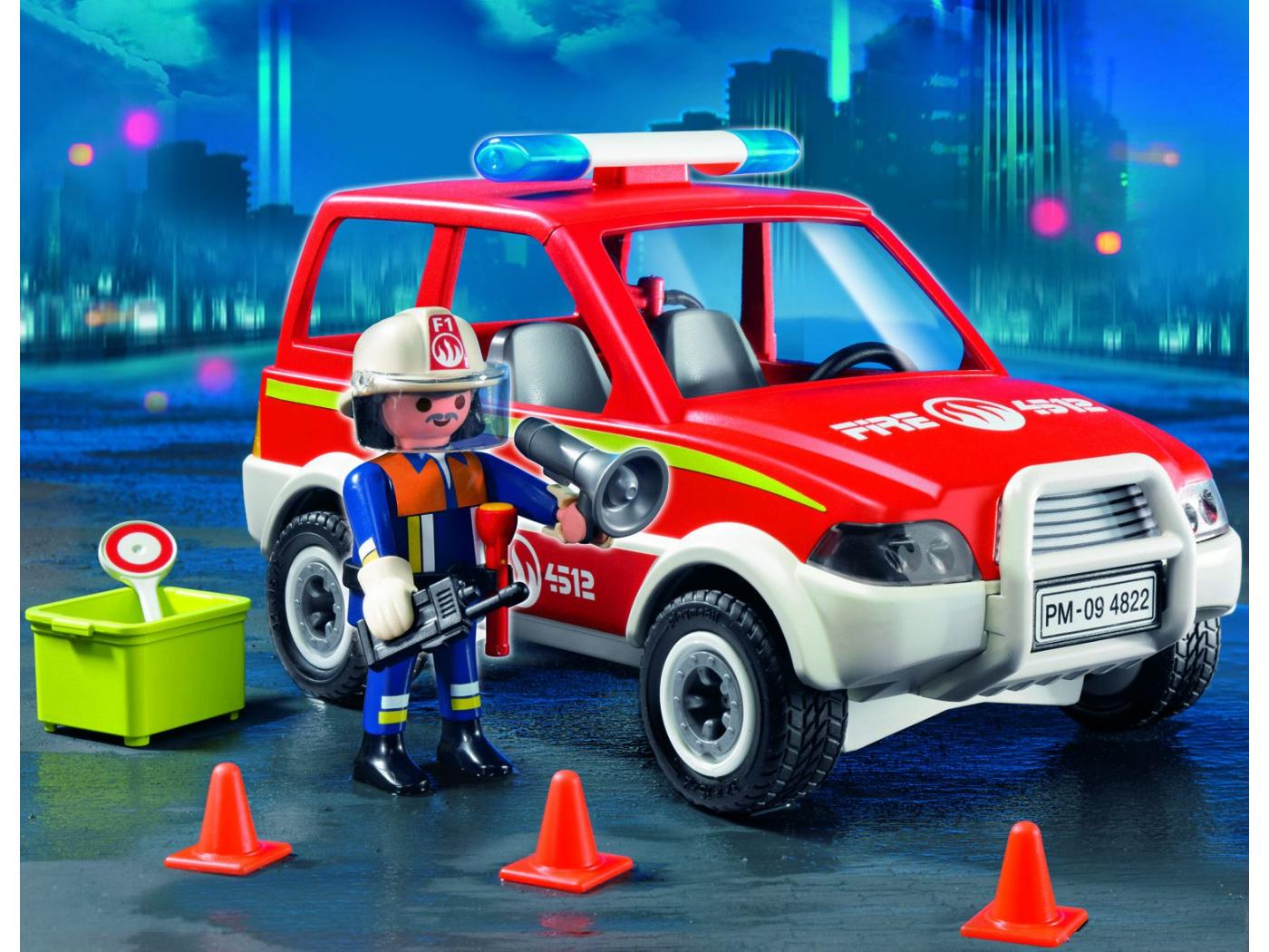 Playmobil voiture pompier