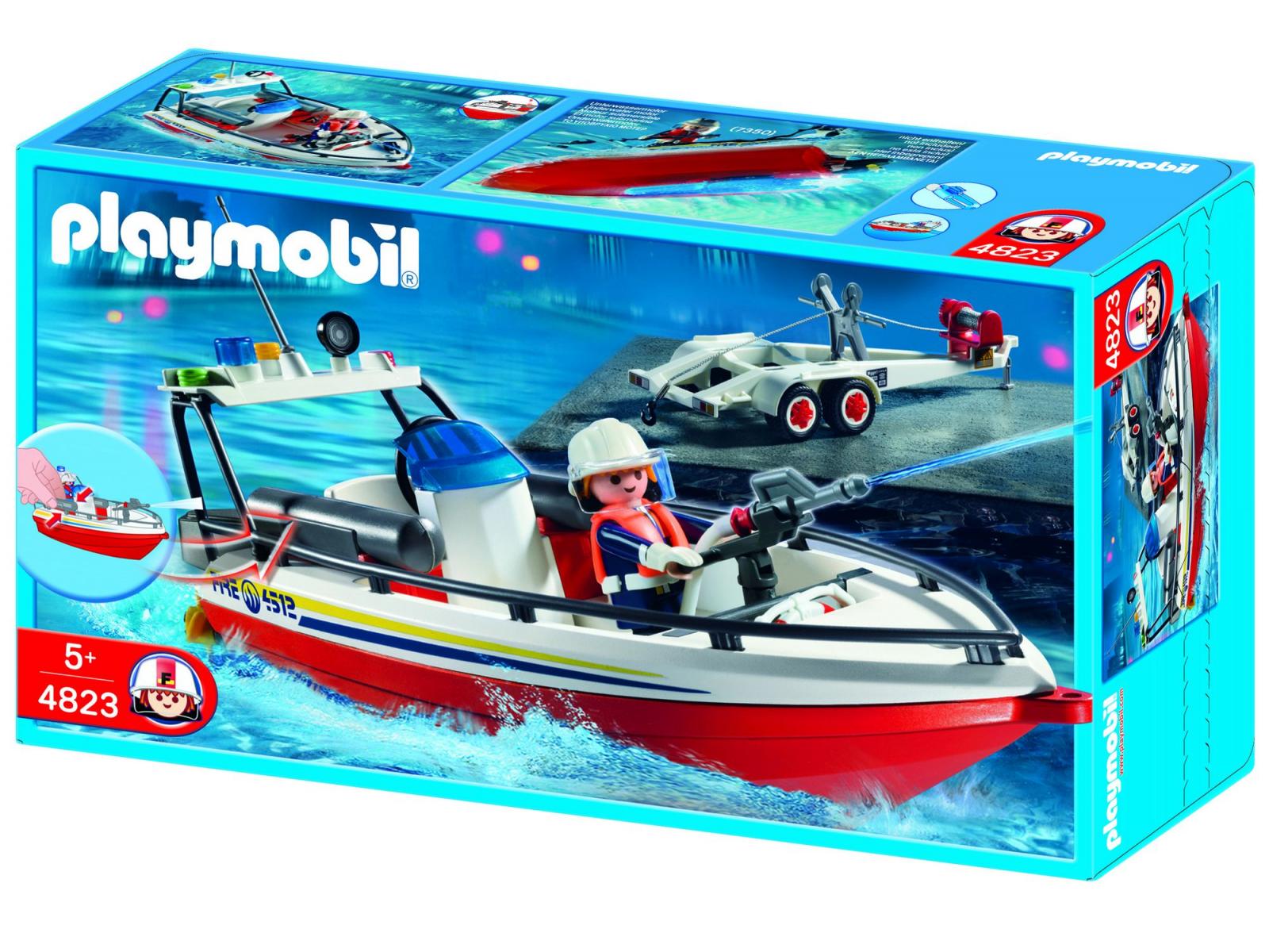 Playmobil pompier mer