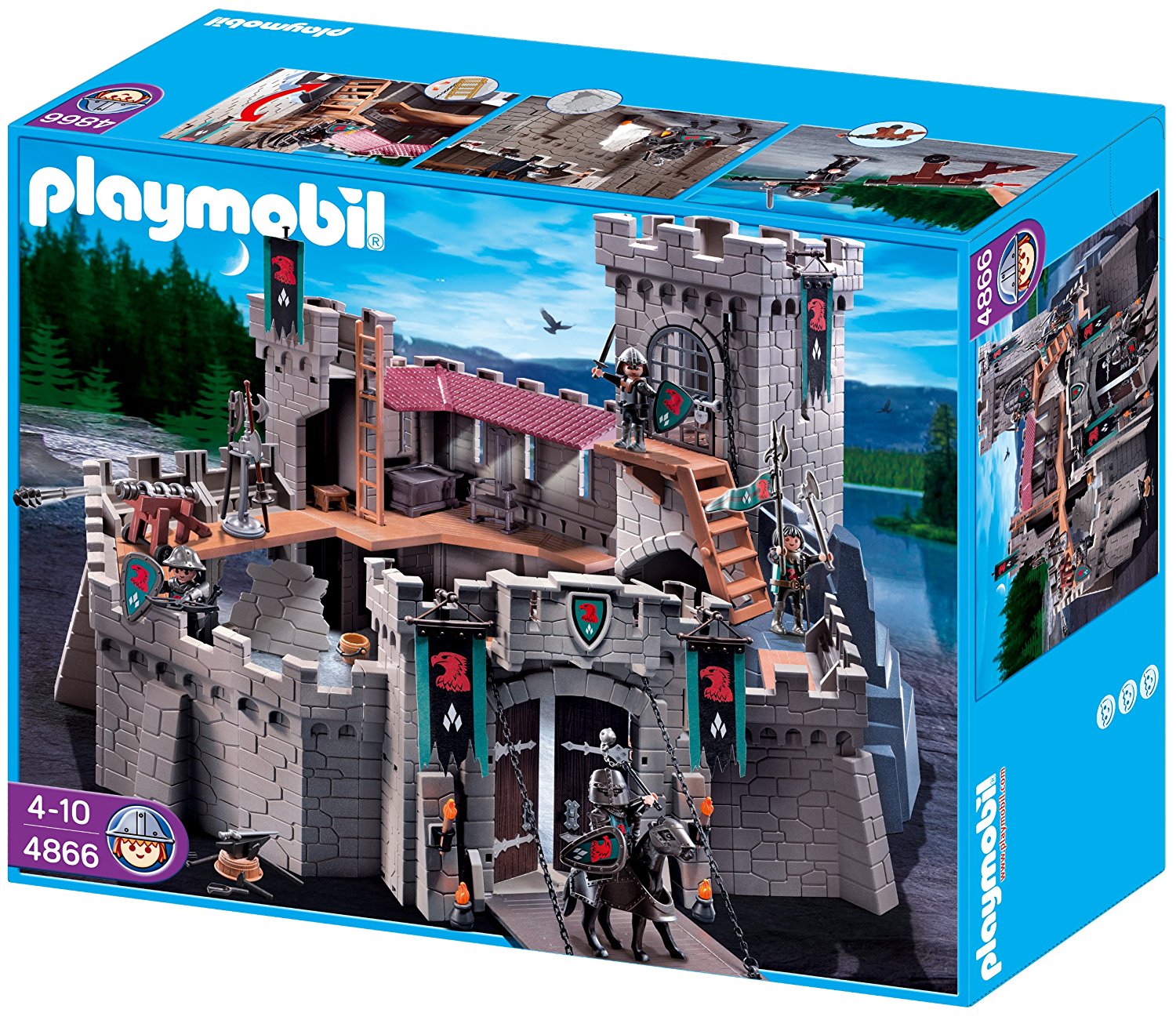 Playmobil chateau aigle rouge