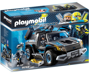 Playmobil aventurier avec 4x4