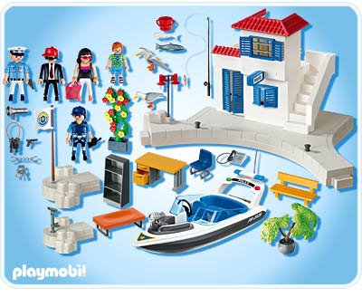 Maison playmobil commissariat