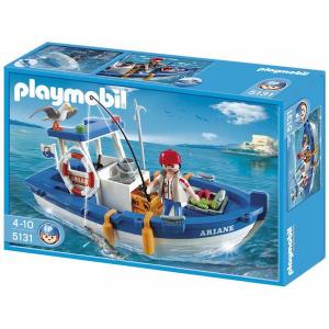 Playmobil bateau de peche