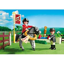 Playmobil country saut d'obstacle