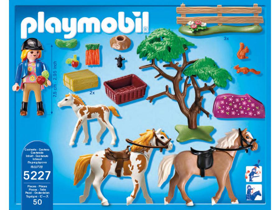 Playmobil animaux chevaux