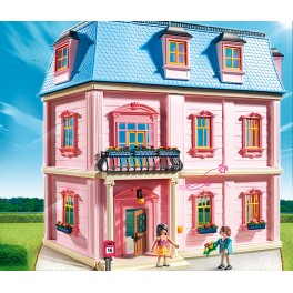 Playmobil 5303 deluxe dollhouse with working doorbell