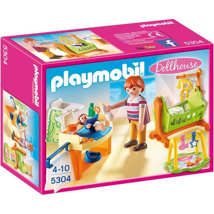 Playmobil - 5368 - maman avec bébé et table à langer
