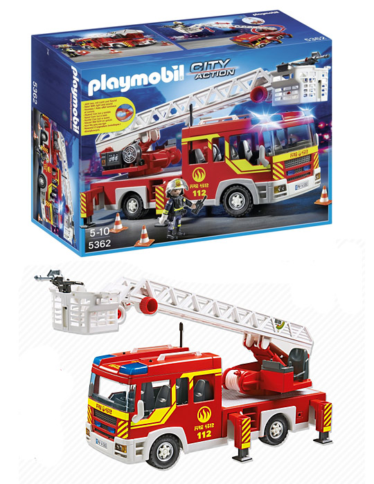 Camion pompiers playmobil amazon
