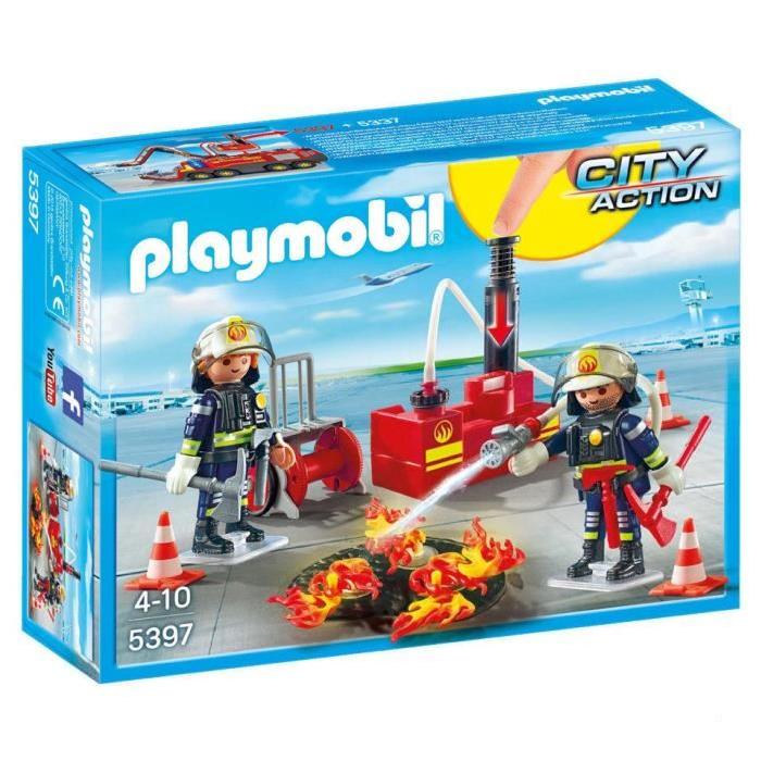 Caserne de pompier playmobil youtube