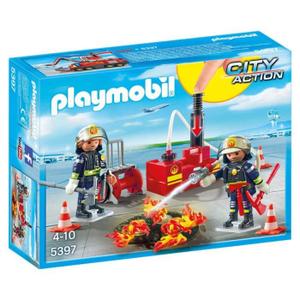 Playmobil caserne pompier pas cher