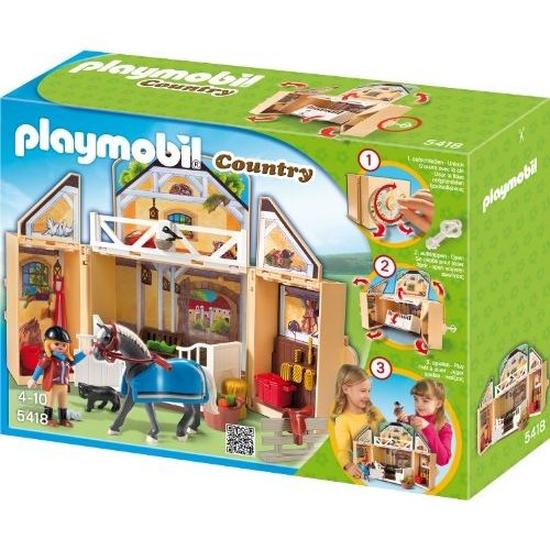 Playmobil grande ecurie moderne