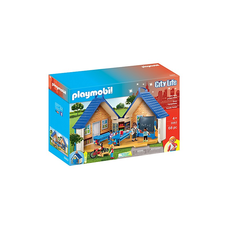 Playmobil ecole transportable