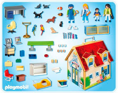 Playmobil zoo animal clinic