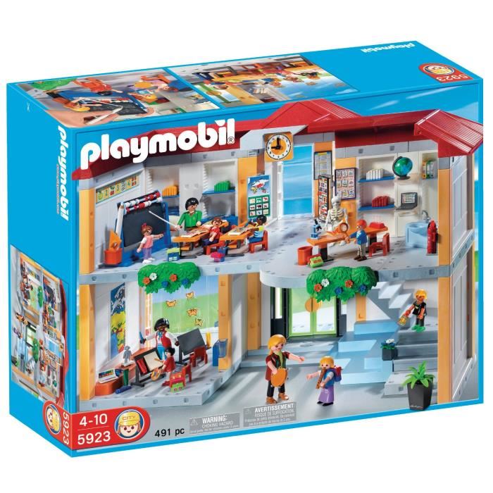 Ecole playmobil construction