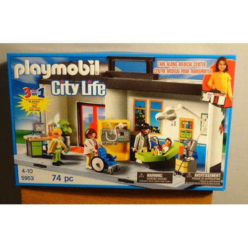 Playmobil hopital transportable 5953