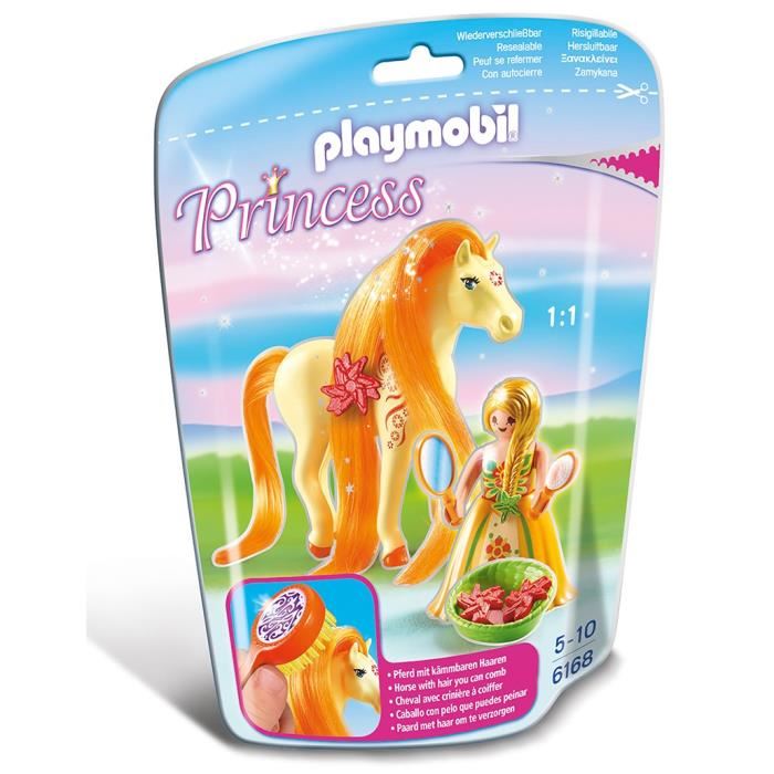 Playmobil ecurie avec cheval a coiffer