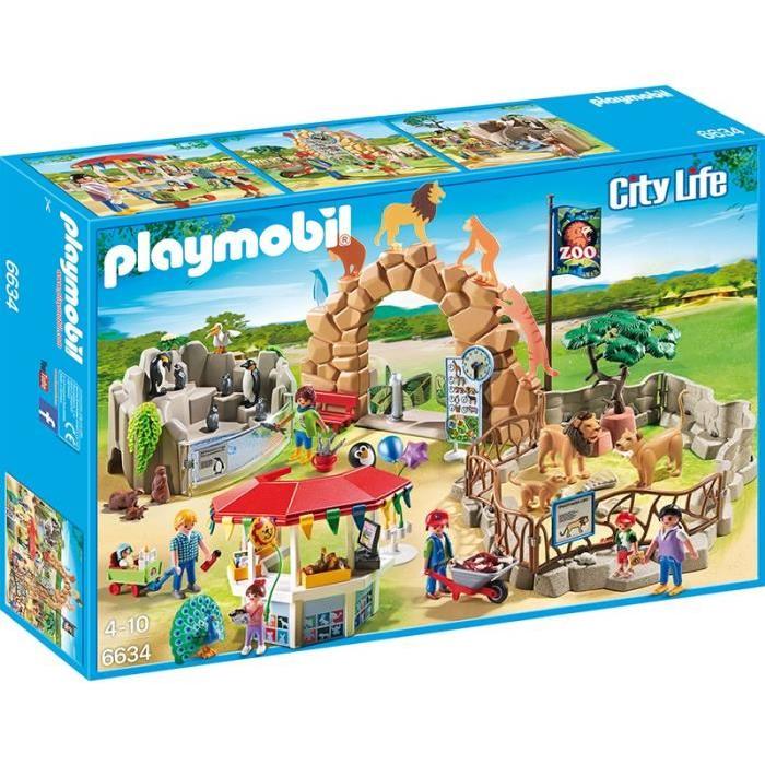 Dessin animé playmobil zoo