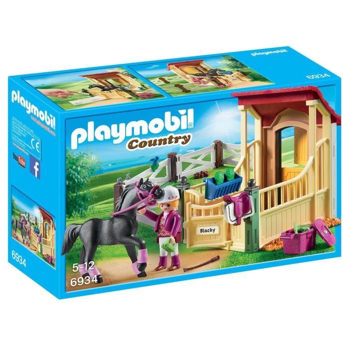 Playmobil country 6928 cavalier avec van et cheval