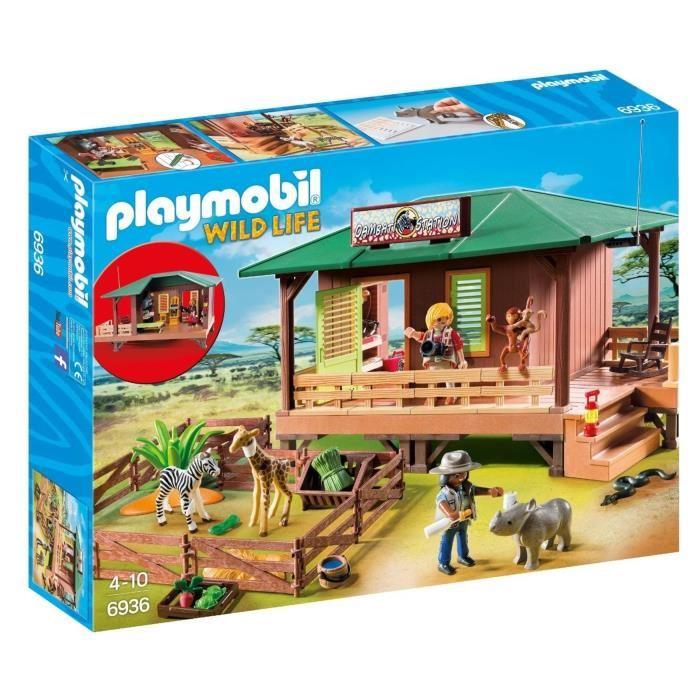 Playmobil centre de soins animaux sauvages notice