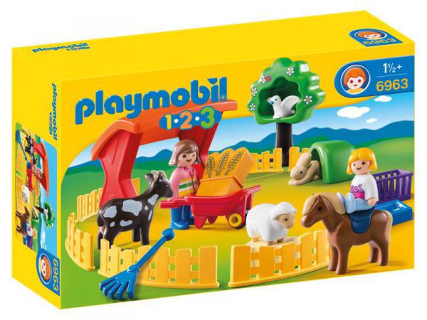 Playmobil 123 puzzle animaux sauvages