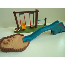 Playmobil balancoire toboggan