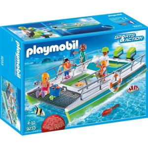 Playmobil bateau conteneur
