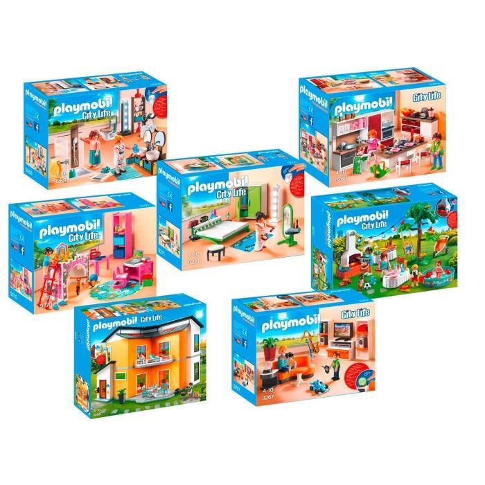 Playmobil la maison moderne le jeu