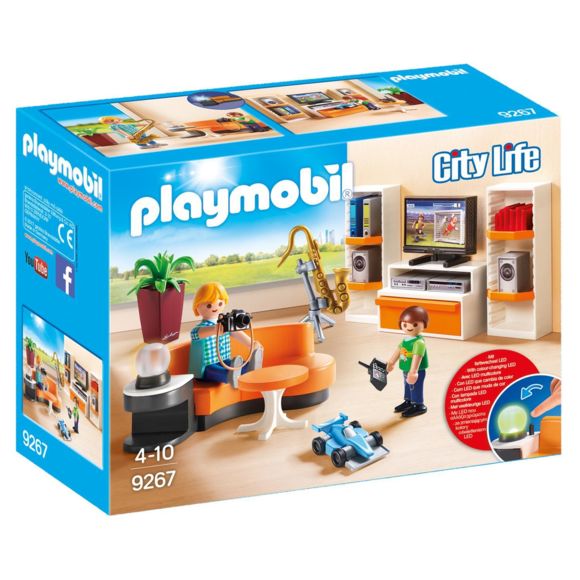 Playmobil salon maison moderne