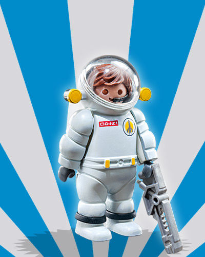 Playmobil astronaute station