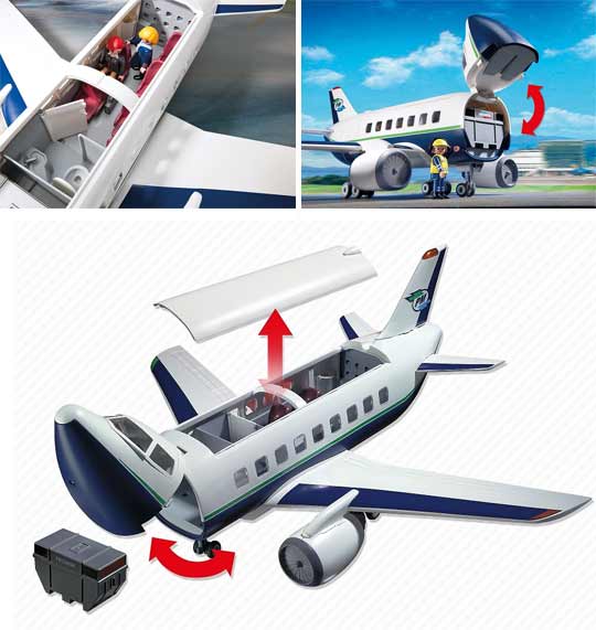 Playmobil avion bateau