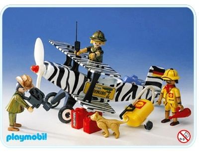 Playmobil avion zebre