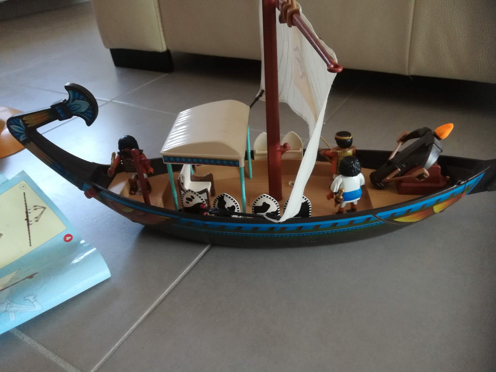 Playmobil barque égyptienne