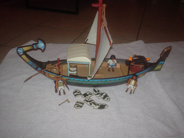 Playmobil barque égyptienne