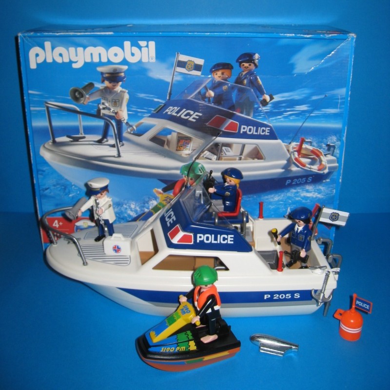 Bateau police playmobil notice