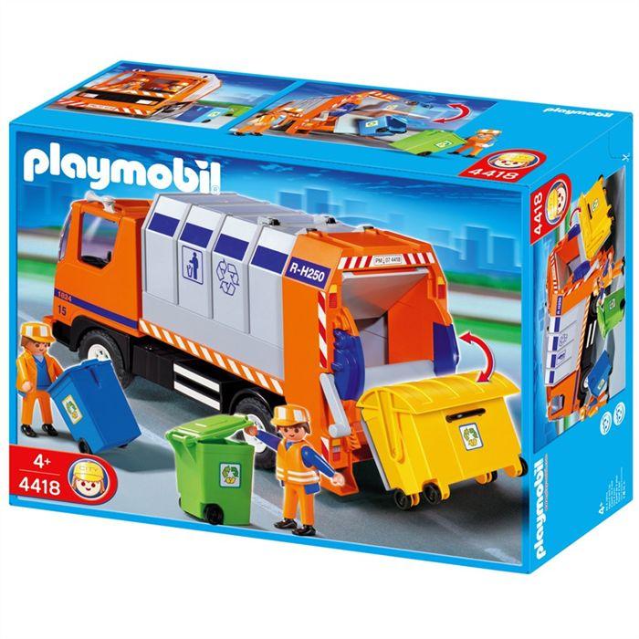 Video playmobil camion de poubelle