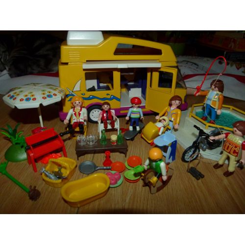 Camping car playmobil priceminister