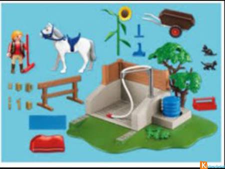 Playmobil charette cheval