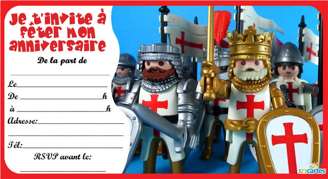 Anniversaire avec playmobil