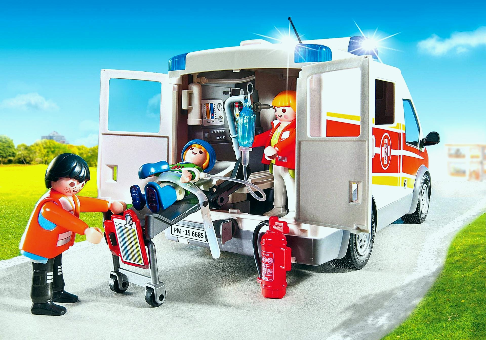 Playmobil city action krankenwagen