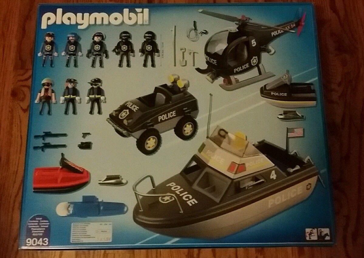 Playmobil city action police tactical unit set 9043