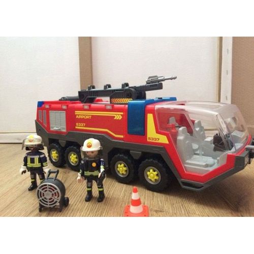 Playmobil pompier aeroport