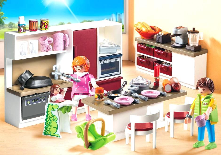 Cuisine playmobil villa moderne