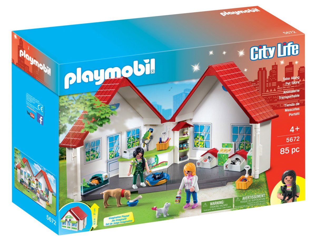 Playmobil city life hopital transportable