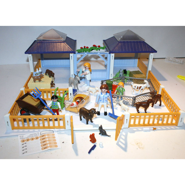 Playmobil ferme veterinaire