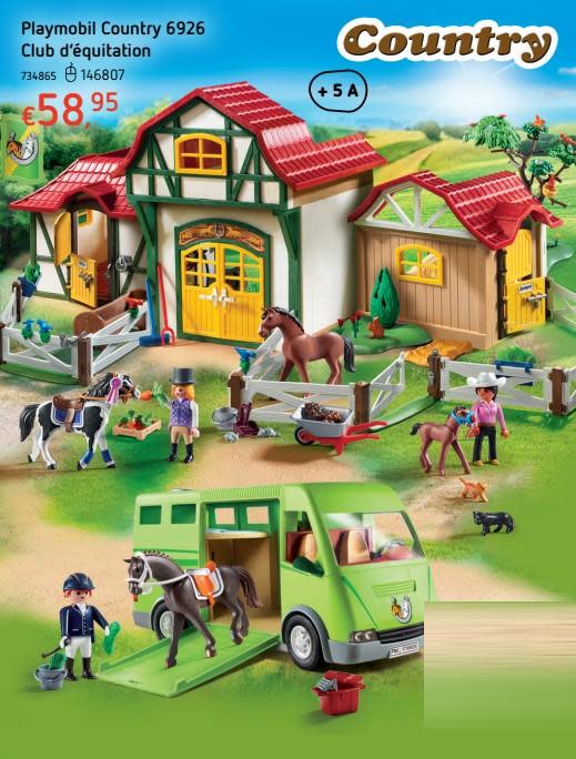 Club equitation playmobil 6926