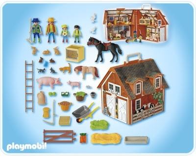 Amazon playmobil ferme transportable