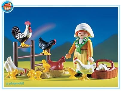 Playmobil ferme poule