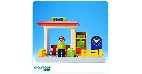 Playmobil 123 train gare