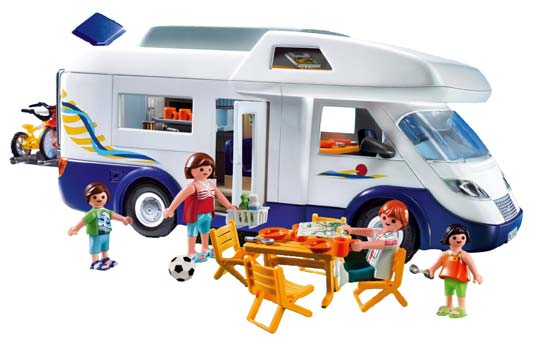 Table camping car playmobil